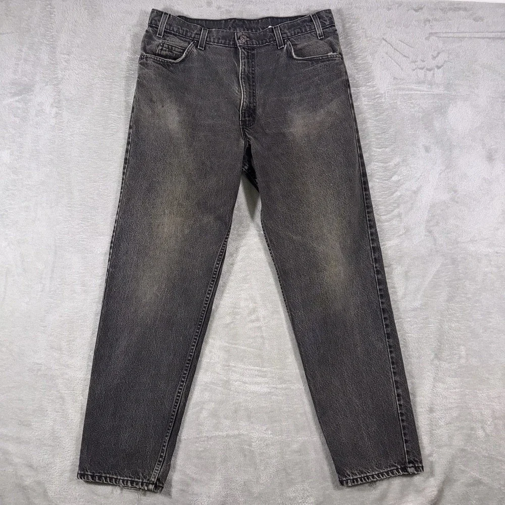 Vintage Levi's 550 Orange Tab Relaxed Tapered Made In USA Mens 36x30 (Fit 34x30)